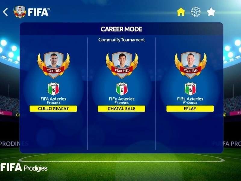 Pune FIFA Prodigies Career Mode Interface